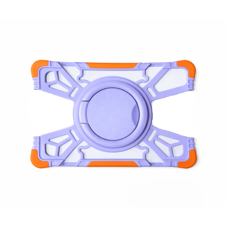 بنفسجي فاتح و برتقالي